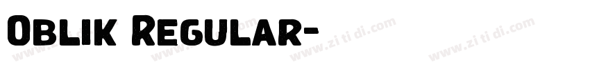Oblik Regular字体转换 Oblik Regular字体转换